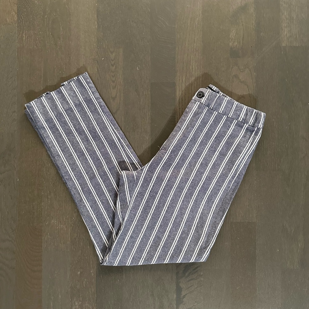 Brandy Melville navy and white Tilden dress pants